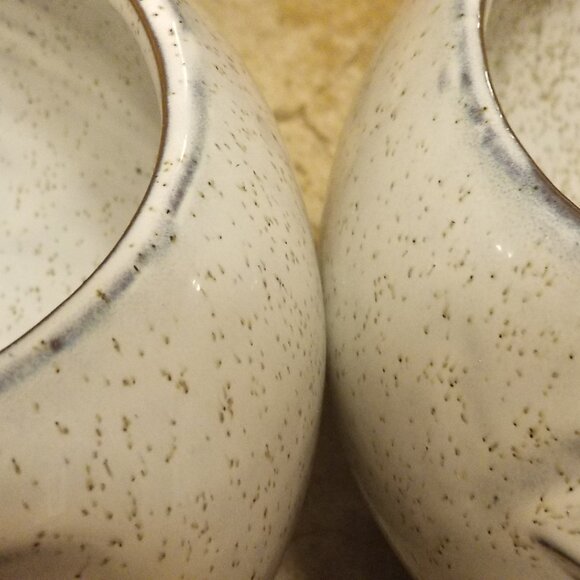 2 PIECE FACE POT SET... GREAT FOR CELL PHONES ..REMOTES ... PLANTS ... - Picture 5 of 8